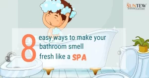 how to make bathroom smell fresh