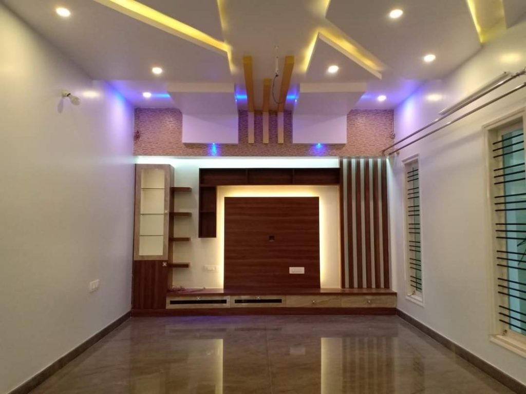 Living room interiors in Jayanagar Bangalore