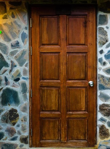 stone type pooja room door