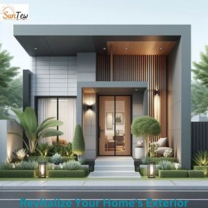 Modern Single Floor House Front Design