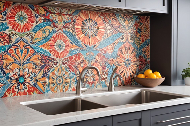 statement Backsplash