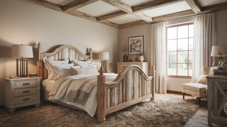 rustic farmhouse bedroom design