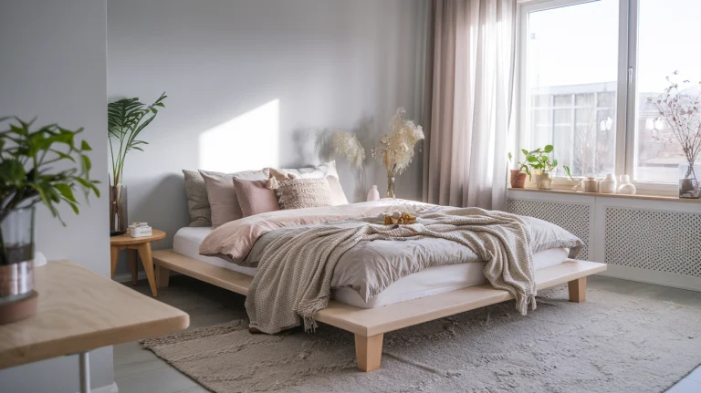 Scandinavian style bedroom