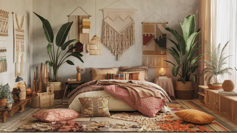 bohemian chic bedroom