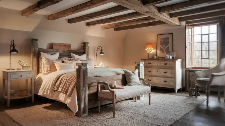 rustic bedroom design