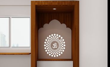 small space pooja room designer