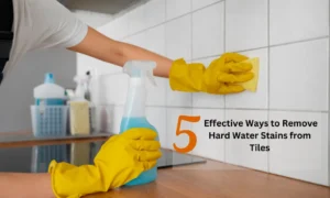 Remove Hard Water Stains from Tiles