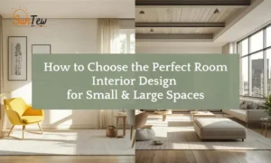 How to Choose the Perfect Room Interior Design for Small & Large Spaces