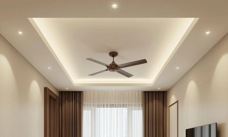 Minimalist Simple False Ceiling Design for Hall