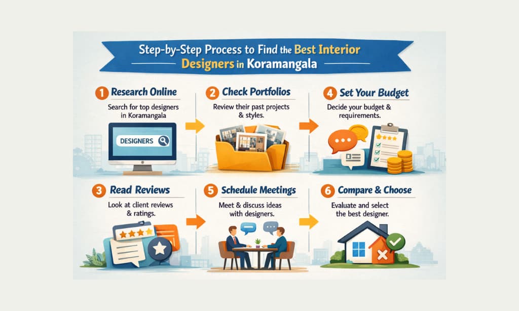 Step-By-Step Process To Find Best Interior Designer In Koramangala