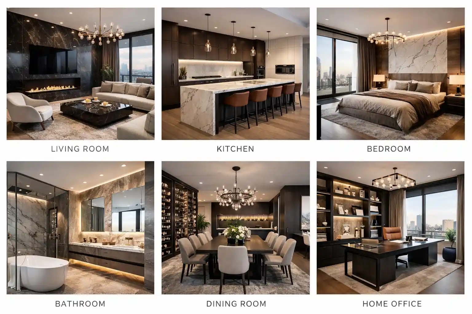 Room-by-Room Modern Luxury Design Approach