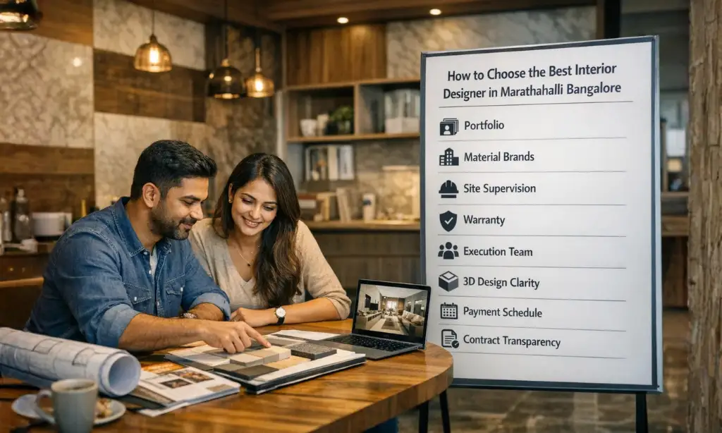 How to Choose the Best Interior Designer in Marathahalli Bangalore