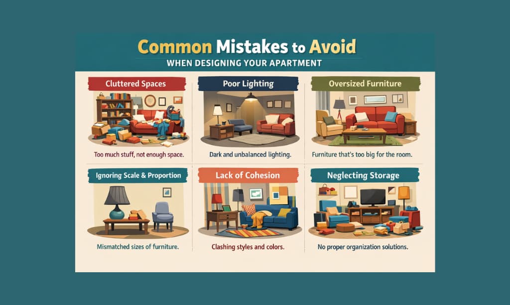 Common Mistakes to Avoid When Designing Your Apartment