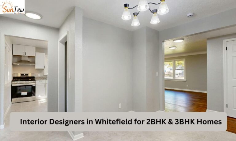 Interior Designer In Whitefield For 2BHK And 3BHK Homes