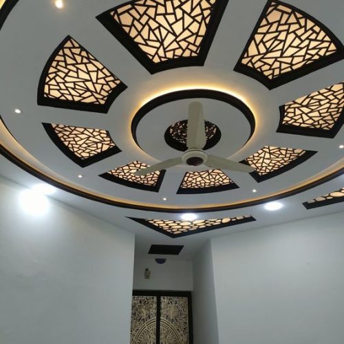 Textured-Glass-Ceiling- Design